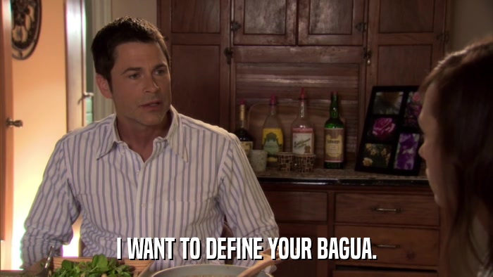 I WANT TO DEFINE YOUR BAGUA.  