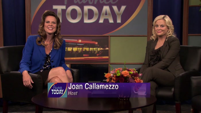 TODAY'S GUEST IS LESLIE KNOPE, WHO IS HERE TO TELL US 