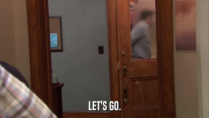 LET'S GO.  