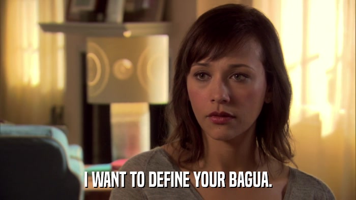 I WANT TO DEFINE YOUR BAGUA.  