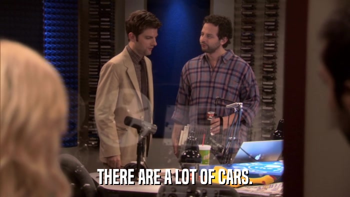 THERE ARE A LOT OF CARS.  