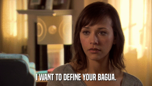 I WANT TO DEFINE YOUR BAGUA.  