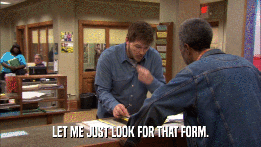 LET ME JUST LOOK FOR THAT FORM.  