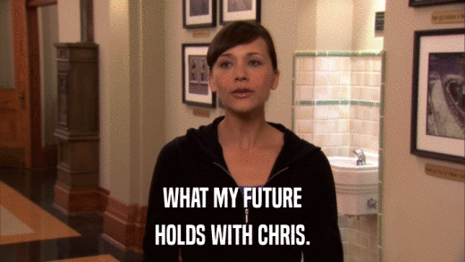 WHAT MY FUTURE HOLDS WITH CHRIS. 