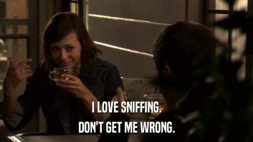 I LOVE SNIFFING. DON'T GET ME WRONG. 
