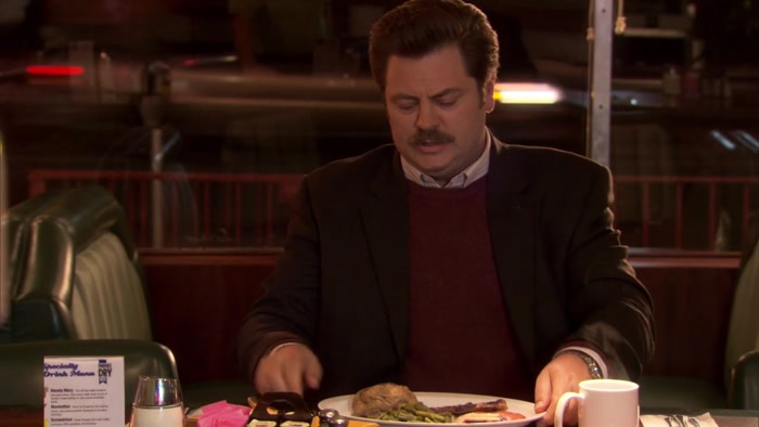 JUST GIVE ME ALL THE BACON AND EGGS YOU HAVE. 