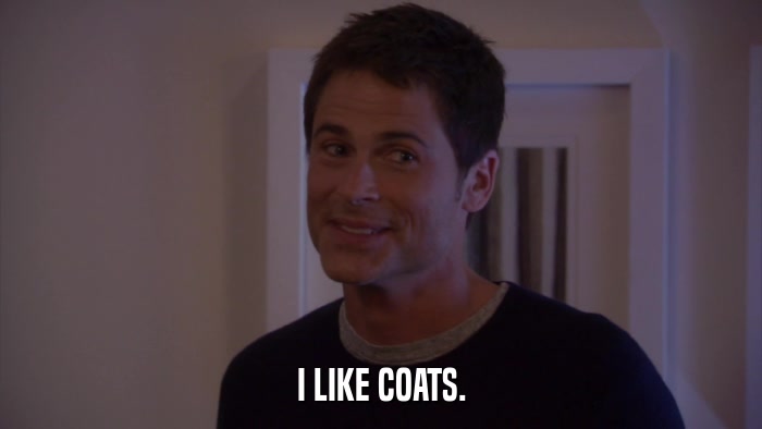 I LIKE COATS.  