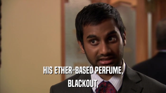 HIS ETHER-BASED PERFUME, BLACKOUT, 