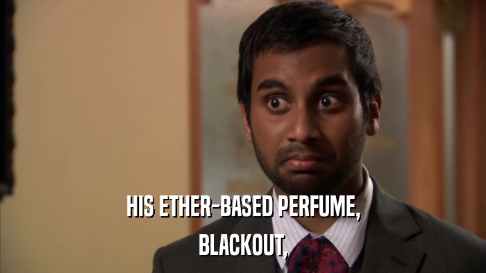 HIS ETHER-BASED PERFUME, BLACKOUT, 