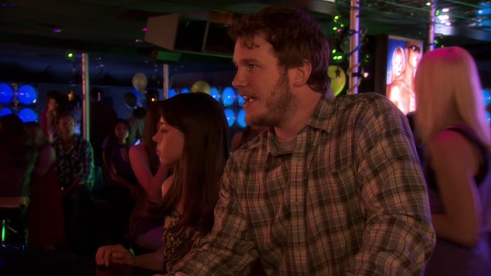 HEY, LET ME GET A BEER AND A PAWNEE SUNRISE. 
