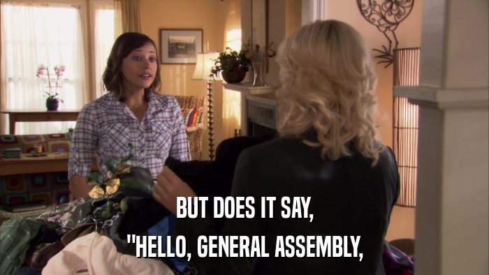 BUT DOES IT SAY, 