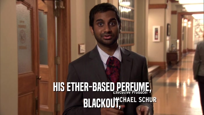 HIS ETHER-BASED PERFUME, BLACKOUT, 