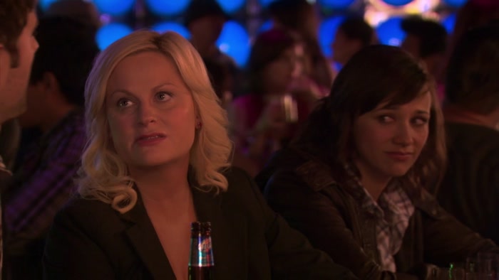 ANN'S IN KIND OF A CRAPPY MOOD BECAUSE CHRIS DUMPED HER. 