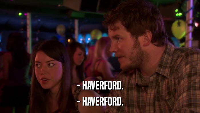 - HAVERFORD. - HAVERFORD. 