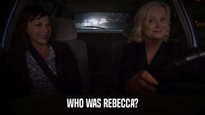 WHO WAS REBECCA?  