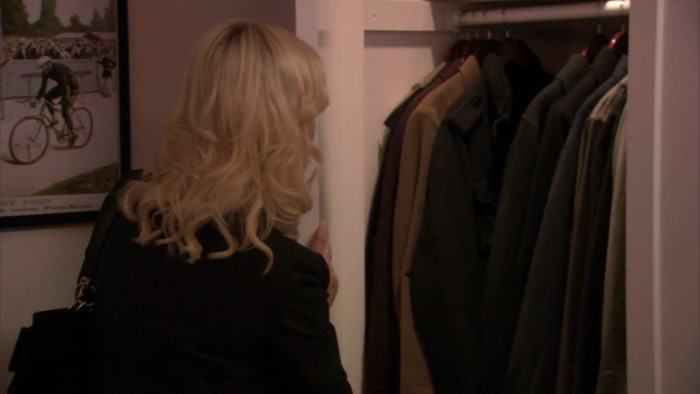 WOW, THERE'S A LOT OF MEN'S COATS IN HERE. 