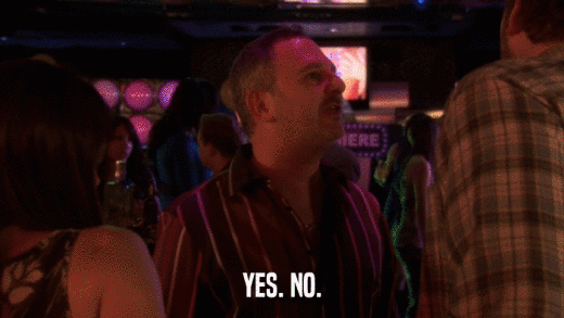 YES. NO.  