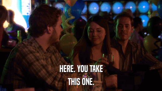 HERE. YOU TAKE THIS ONE. 