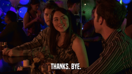 THANKS. BYE.  