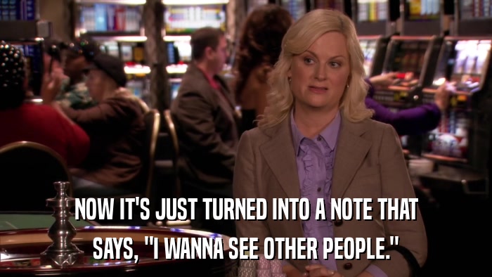 NOW IT'S JUST TURNED INTO A NOTE THAT SAYS, 