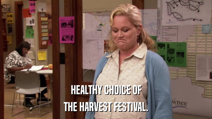 HEALTHY CHOICE OF THE HARVEST FESTIVAL. 