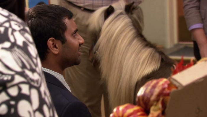 HE'S NOT A PONY, BEN. HE'S A MINI-HORSE. THERE'S A BIG DIFFERENCE. 