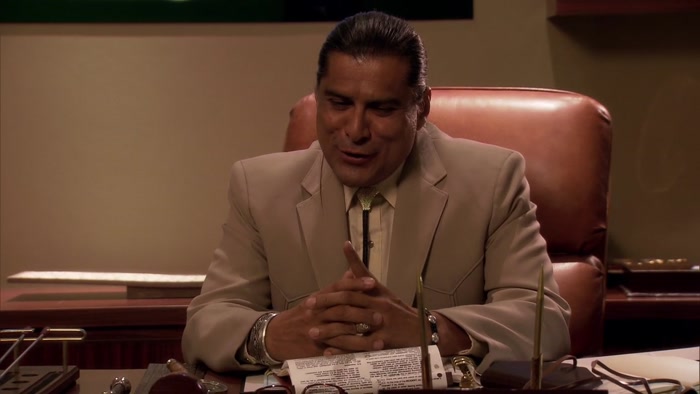 A NATIVE AMERICAN TRIBE MAKING A DEAL WITH THE GOVERNMENT. 