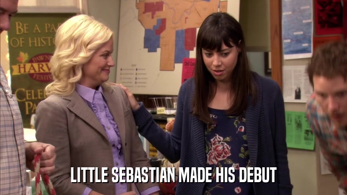 LITTLE SEBASTIAN MADE HIS DEBUT  
