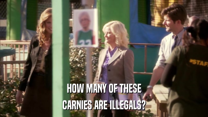 HOW MANY OF THESE CARNIES ARE ILLEGALS? 