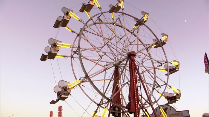 YOU WANT ME TO CLIMB ON TOP OF THE FERRIS WHEEL? 