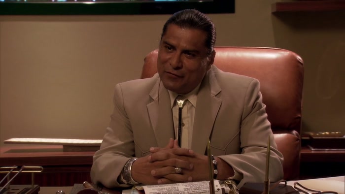 A NATIVE AMERICAN TRIBE MAKING A DEAL WITH THE GOVERNMENT. 