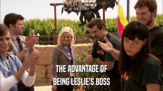 THE ADVANTAGE OF BEING LESLIE'S BOSS 