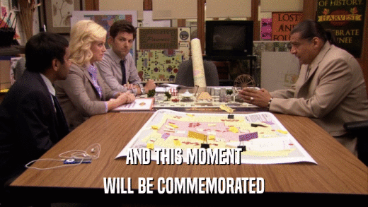 AND THIS MOMENT WILL BE COMMEMORATED 