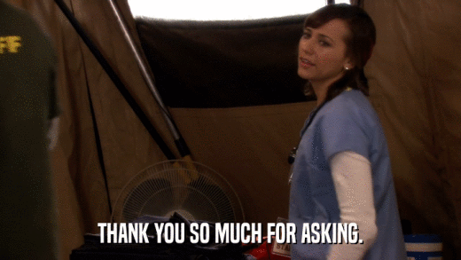 THANK YOU SO MUCH FOR ASKING.  