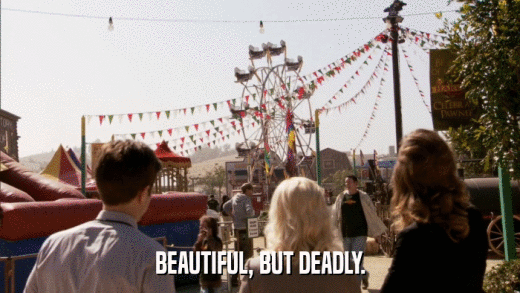BEAUTIFUL, BUT DEADLY.  