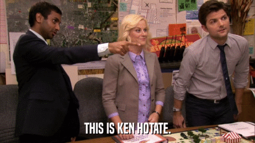 THIS IS KEN HOTATE.  