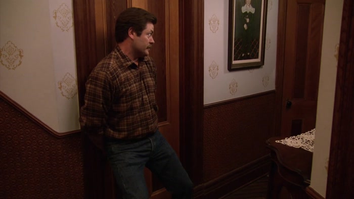 SO YOU CAN'T LEAVE. - NO! RON! 