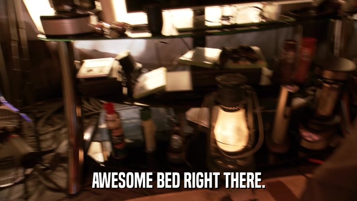AWESOME BED RIGHT THERE.  