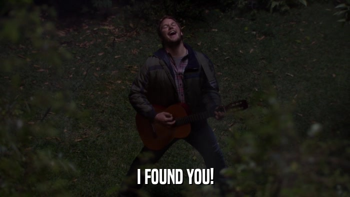I FOUND YOU!  