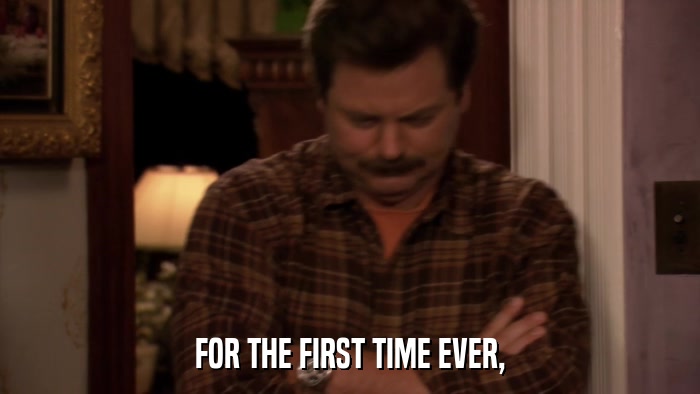 FOR THE FIRST TIME EVER,  