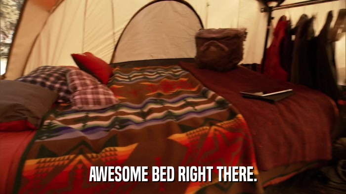 AWESOME BED RIGHT THERE.  
