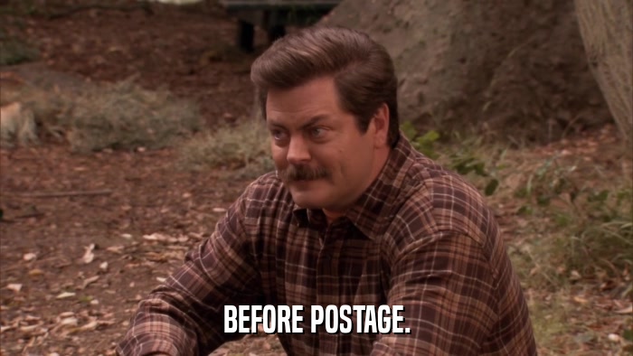 BEFORE POSTAGE.  