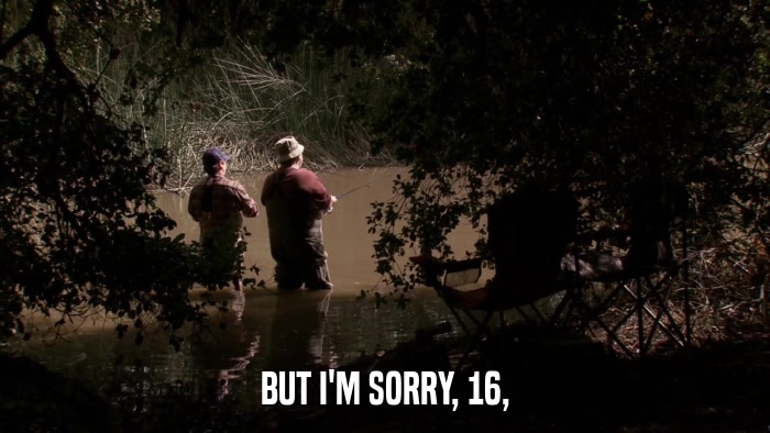 BUT I'M SORRY, 16,  
