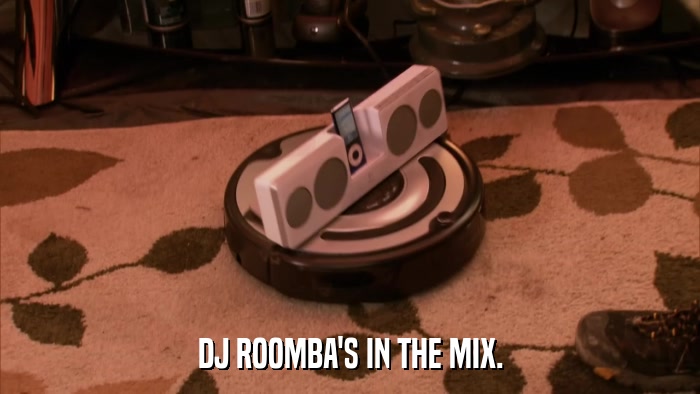 DJ ROOMBA'S IN THE MIX.  
