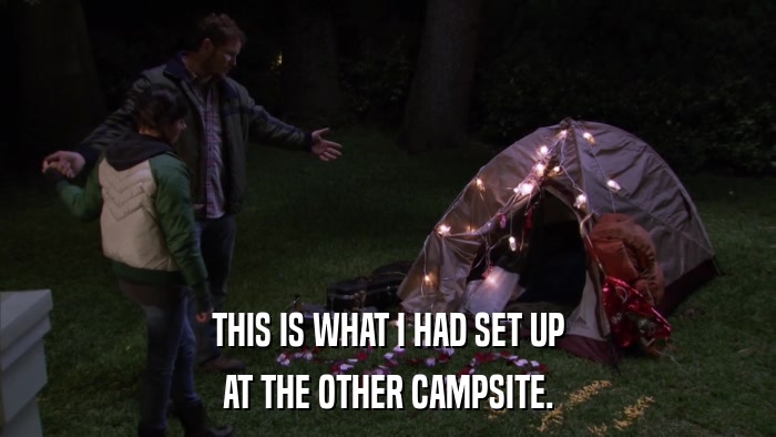 THIS IS WHAT I HAD SET UP AT THE OTHER CAMPSITE. 