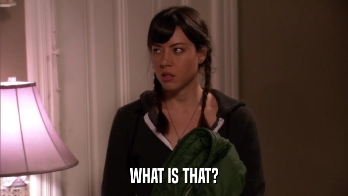 WHAT IS THAT?  