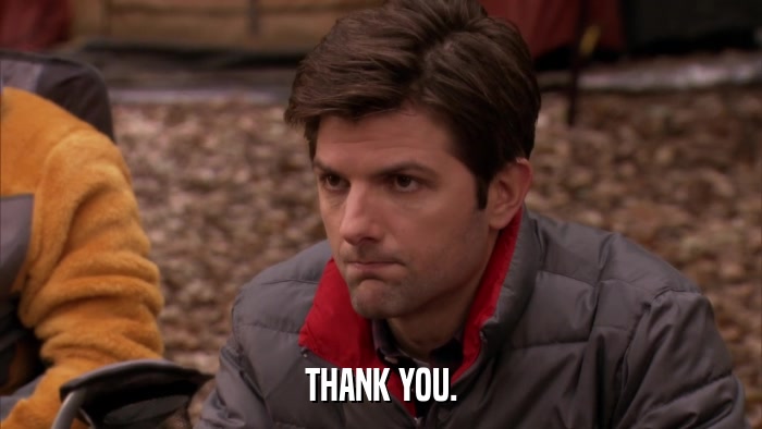 THANK YOU.  