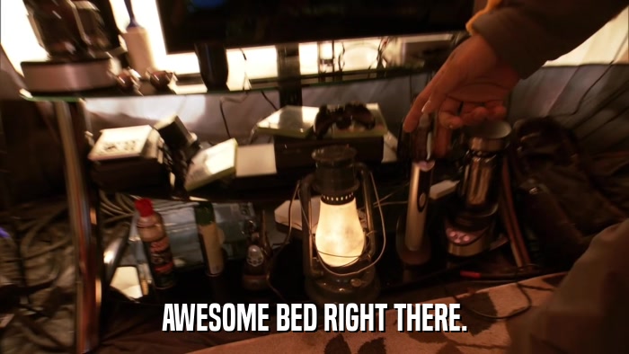 AWESOME BED RIGHT THERE.  