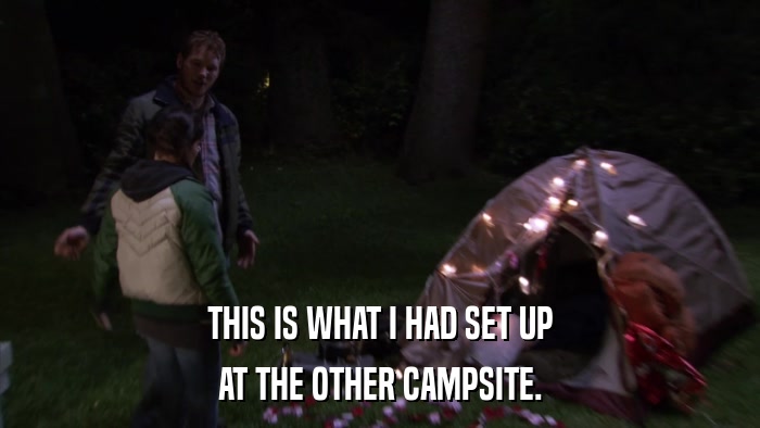THIS IS WHAT I HAD SET UP AT THE OTHER CAMPSITE. 