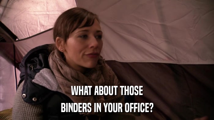 WHAT ABOUT THOSE BINDERS IN YOUR OFFICE? 